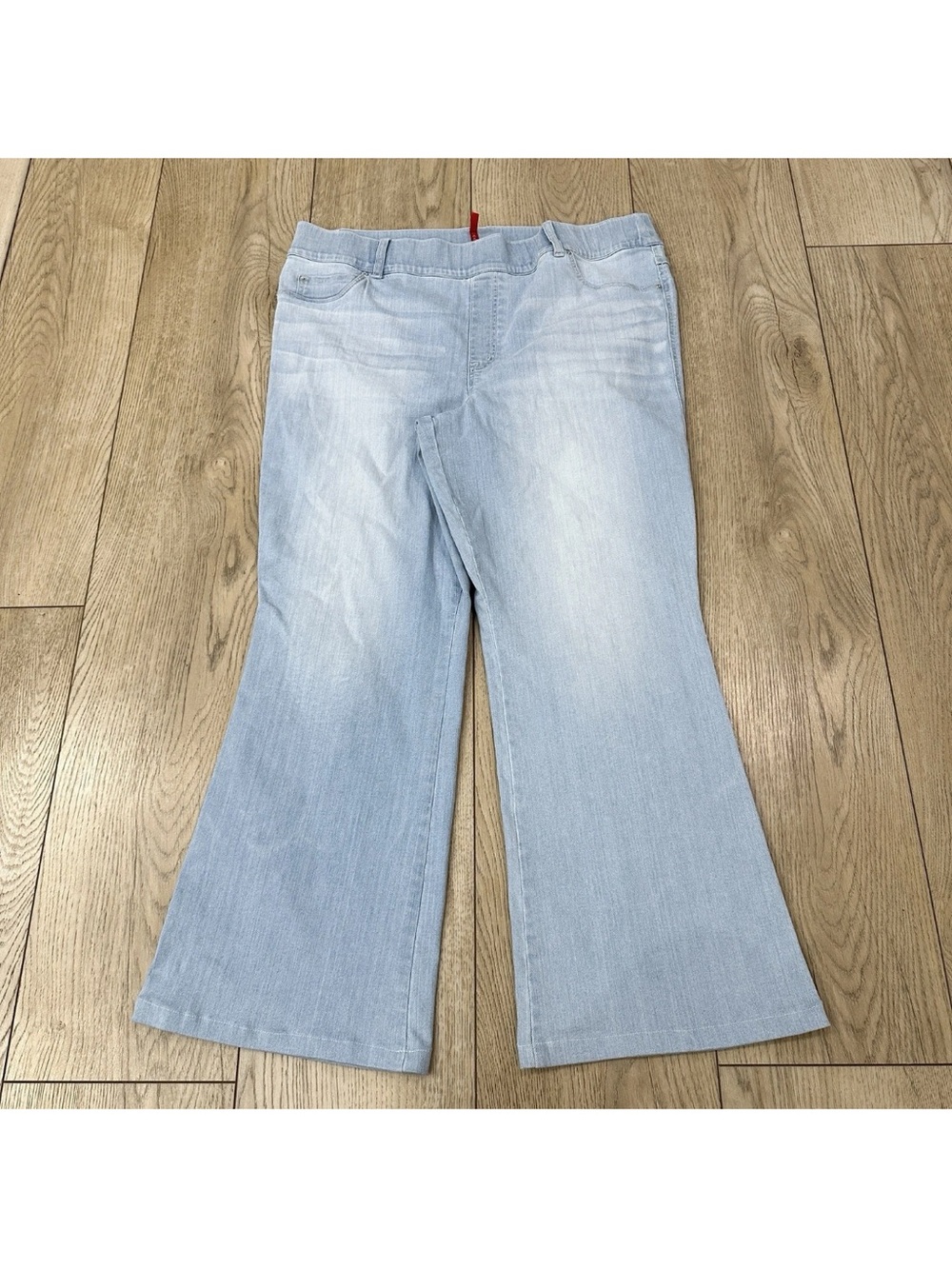 SPANX Light Blue Flare Leg  Jeans